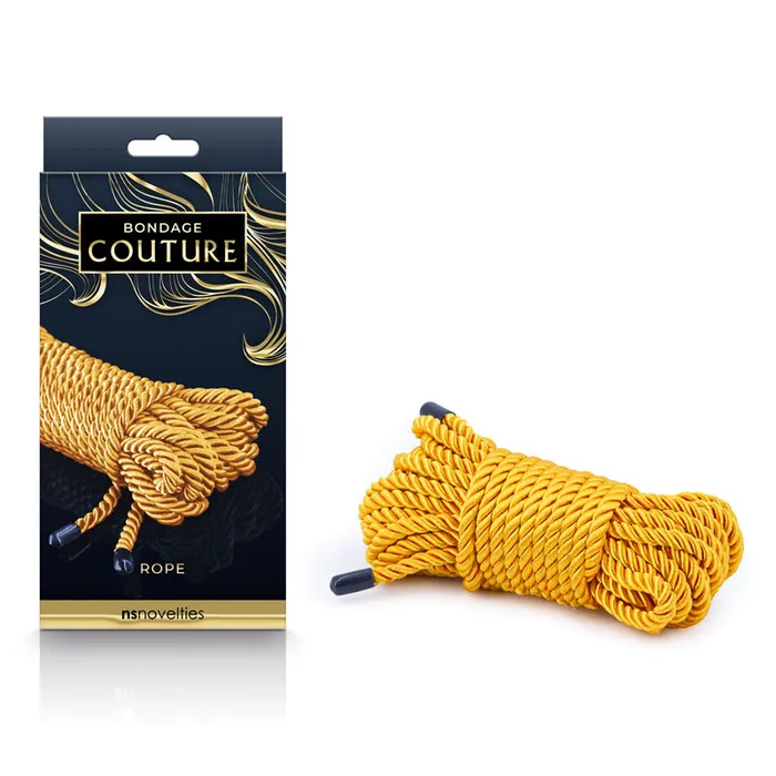 Bondage Couture Rope Gold Gold Bondage Rope 76 metres NS Novelties Couples Bondage Couture Rope Gold Gold Bondage Rope 76 metres NS Novelties Couples