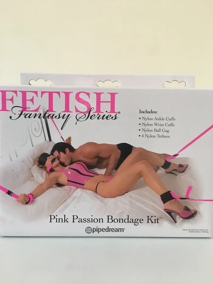 Couples Adult Time NZ Fetish Fantasy Pink Passion Bondage Kit