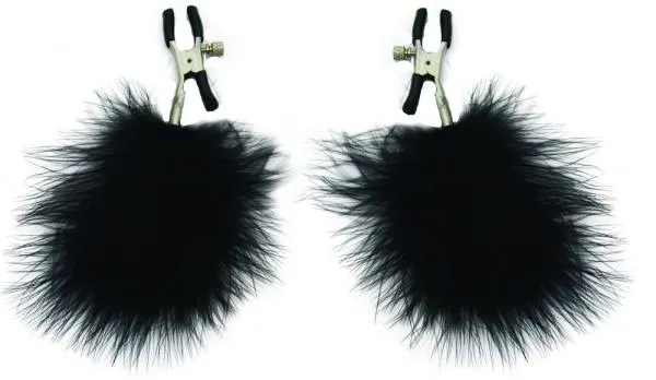 Couples Sportsheets Sex Mischief Feathered Nipple Clamps
