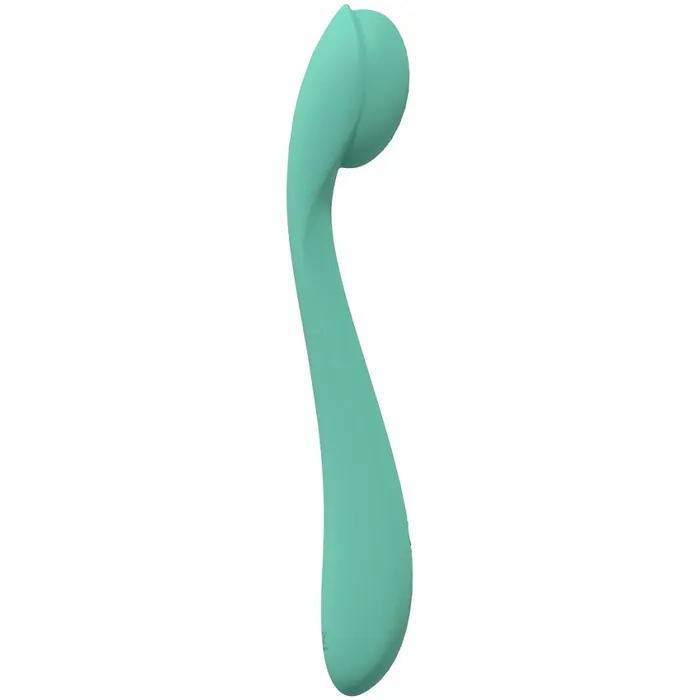 Female Sex Toys LoveLine Juicy 10 Speed Flexible Vibe Sealed Silicone Rechargeable Submersible Green Loveline