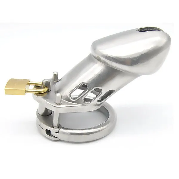 Plesur Company Male Sex Toys Chastity Cage Mens Stainless Steel Full Style