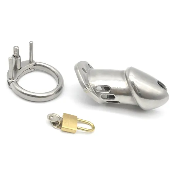 Plesur Company Male Sex Toys Chastity Cage Mens Stainless Steel Full Style