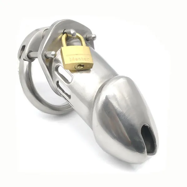 Plesur Company Male Sex Toys Chastity Cage Mens Stainless Steel Full Style