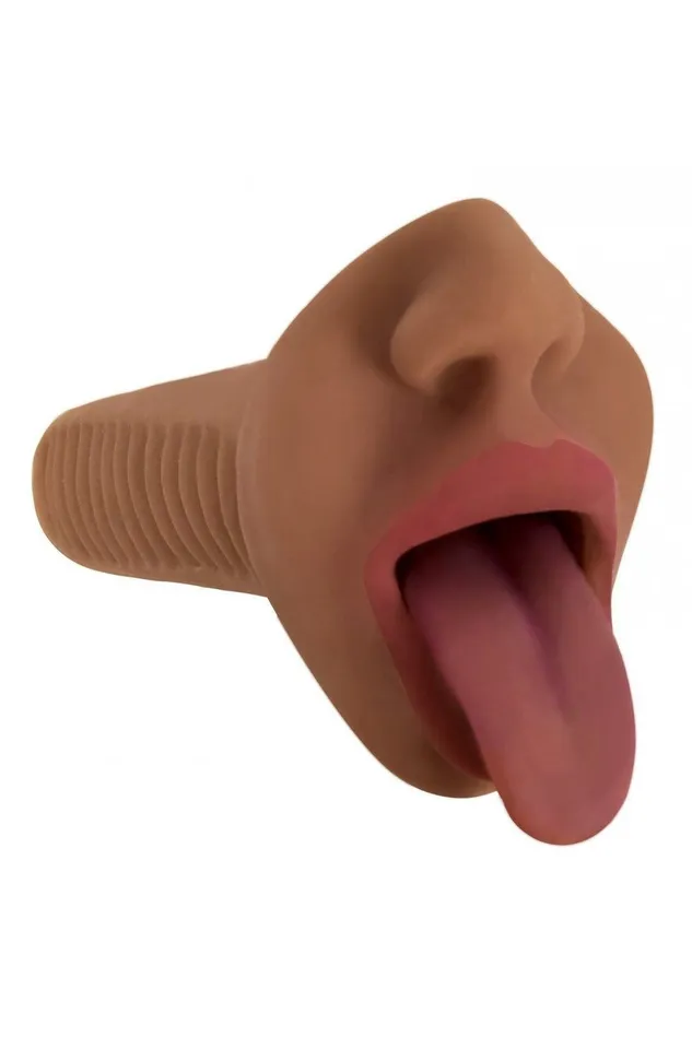 Sd Male Sex Toys Mistress Mercedes Vibrating Mouth Stroker Brown