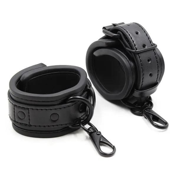 sextoypremium Couples SEXY ADJUSTABLE LEATHER HANDCUFFS FOR SEX TOYS FOR WOMAN COUPLES HANG BUCKLE LINK BDSM BONDAGE RESTRAINTS EXOTIC ACCESSORIES