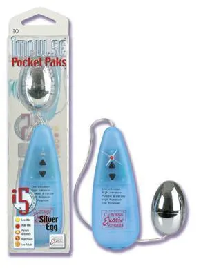 Vibrators Impulse Pocket Pak Silver Egg Seductucom