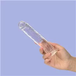 Addiction Dildos Crystal Addiction Clear 7 Dong Free Bullet Vibrator Included