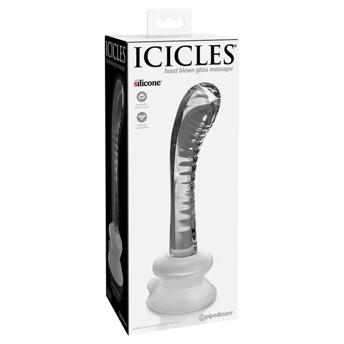 Pipedream Dildos Icicles 88 Glass Dildo