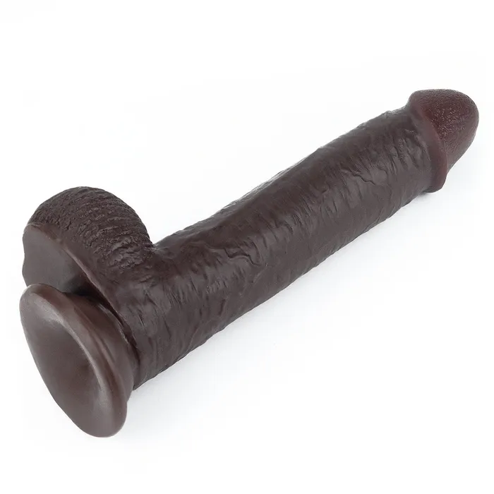 Dildos Flexible Realistic Double Layer Cyber Skin Slidingskin Dong 9 Brown Love Toy