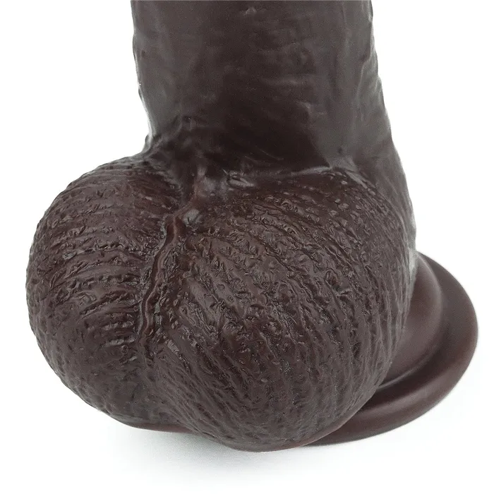 Dildos Flexible Realistic Double Layer Cyber Skin Slidingskin Dong 9 Brown Love Toy