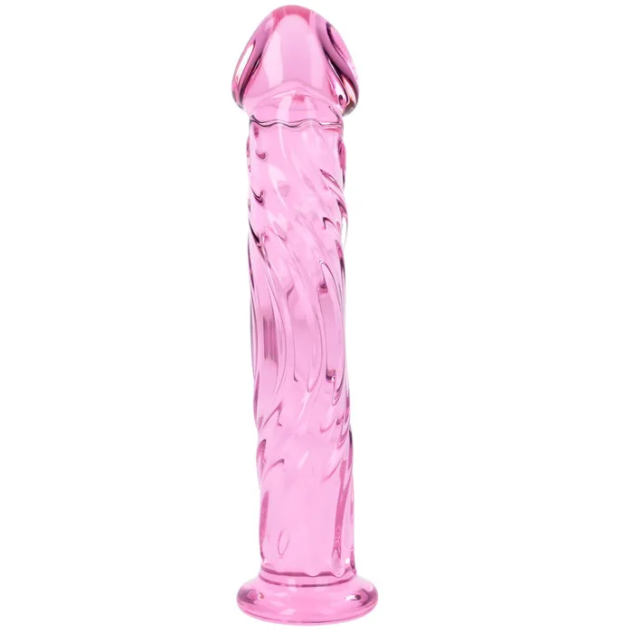 Glossy Toys Dildos Glass dildo with embossed Glossy 4 pink Glossy Toys Dildos Glass dildo with embossed Glossy 4 pink
