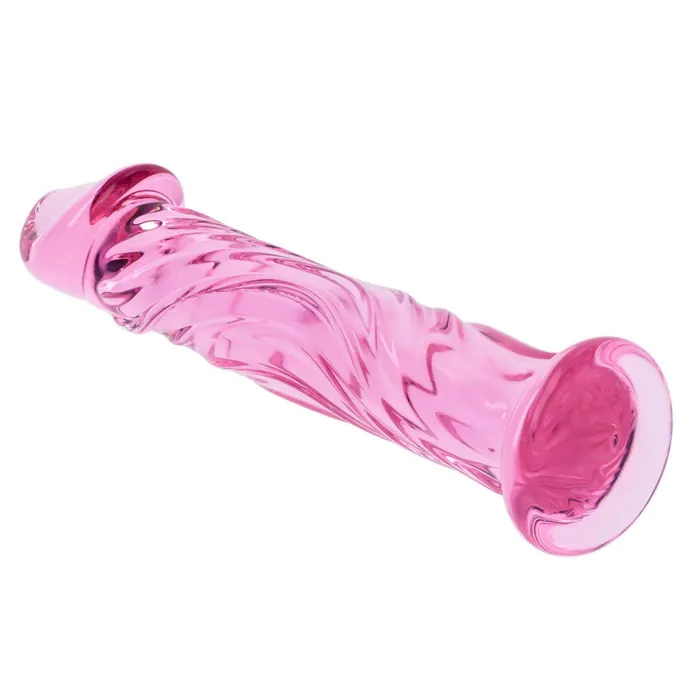 Glossy Toys Dildos Glass dildo with embossed Glossy 4 pink Glossy Toys Dildos Glass dildo with embossed Glossy 4 pink