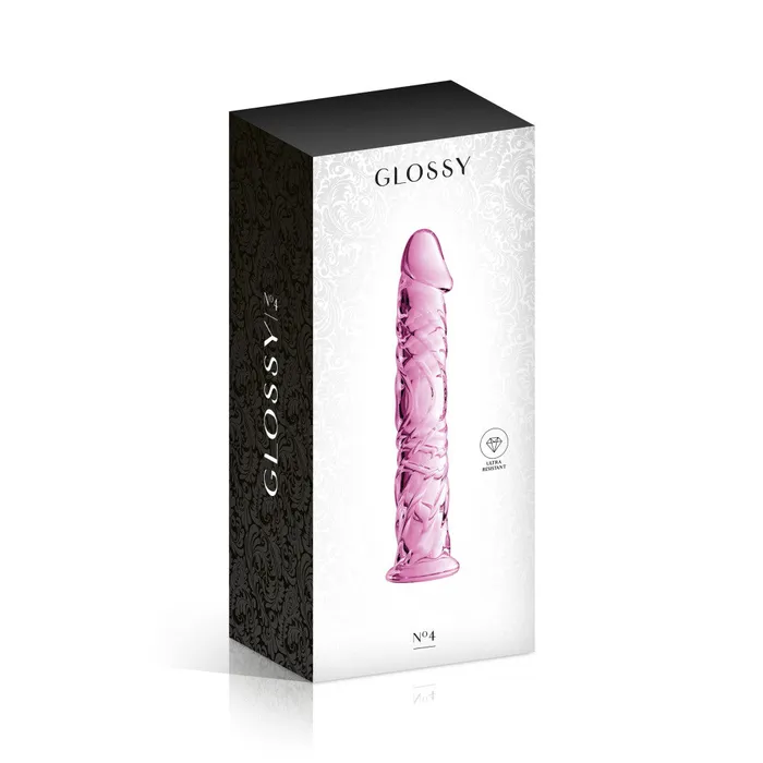 Glossy Toys Dildos Glass dildo with embossed Glossy 4 pink Glossy Toys Dildos Glass dildo with embossed Glossy 4 pink