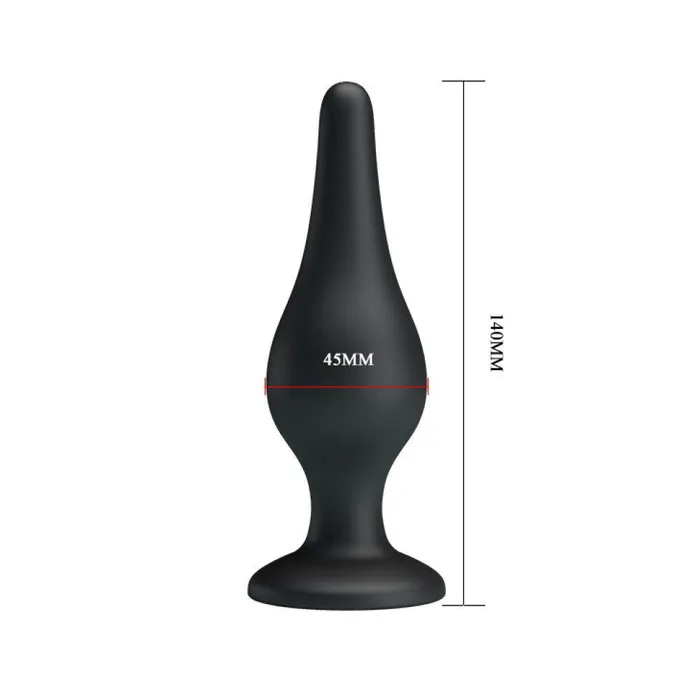 Pretty Love Male Sex Toys Sensitive Silicone Butt Plug with Vacuum Base