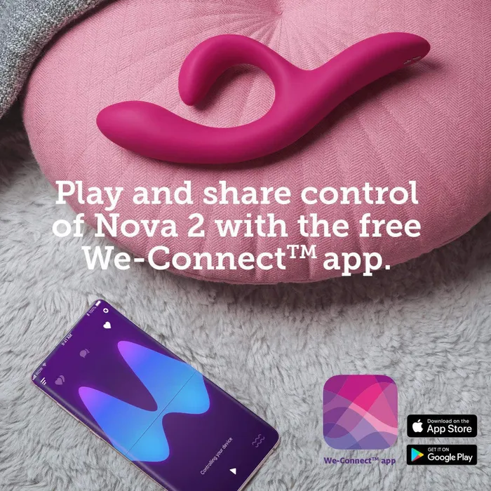 WeVibe Female Sex Toys WeVibe Nova 2 Silicone Rabbit Vibrator WeVibe Female Sex Toys WeVibe Nova 2 Silicone Rabbit Vibrator