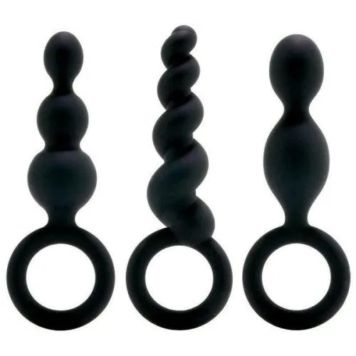 Satisfyer Satisfyer Booty Call Plugs Black Set of 3 Anal