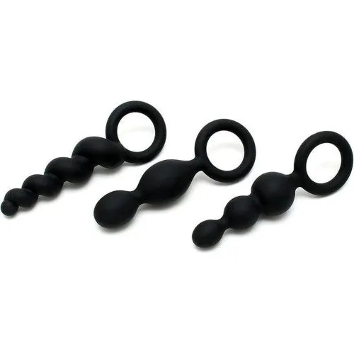 Satisfyer Satisfyer Booty Call Plugs Black Set of 3 Anal