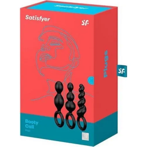 Satisfyer Satisfyer Booty Call Plugs Black Set of 3 Anal
