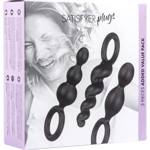 Satisfyer Satisfyer Booty Call Plugs Black Set of 3 Anal