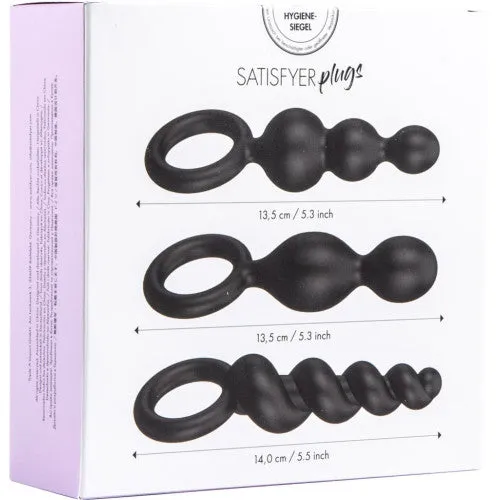 Satisfyer Satisfyer Booty Call Plugs Black Set of 3 Anal