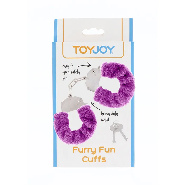 Toy Joy Sex Toys ToyJoy Furry Fun Wrist Cuffs Purple Vibrators Toy Joy Sex Toys ToyJoy Furry Fun Wrist Cuffs Purple Vibrators